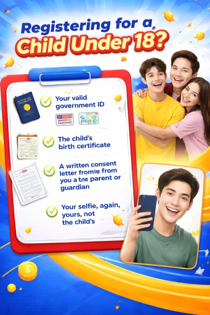 Home 4 Registering a SIM for minors