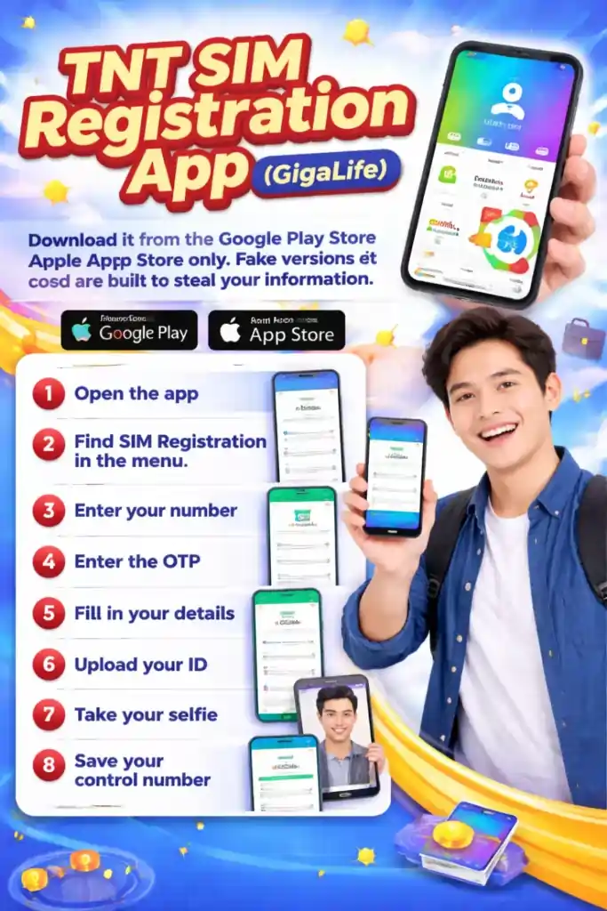 Home 14 TNT SIM registration app promotion 1